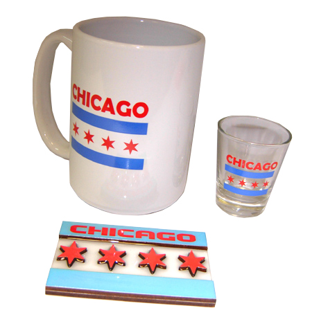Chicago Cubs 2 Ounce Shot Glass - Official Team Logo Glassware