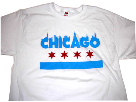 Chicago Flag T-Shirt - Great Chicago Gifts