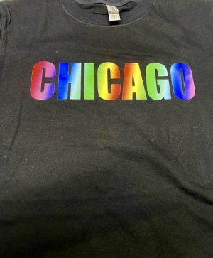 Chicago Bulls Black T-Shirt Mens Adult Medium
