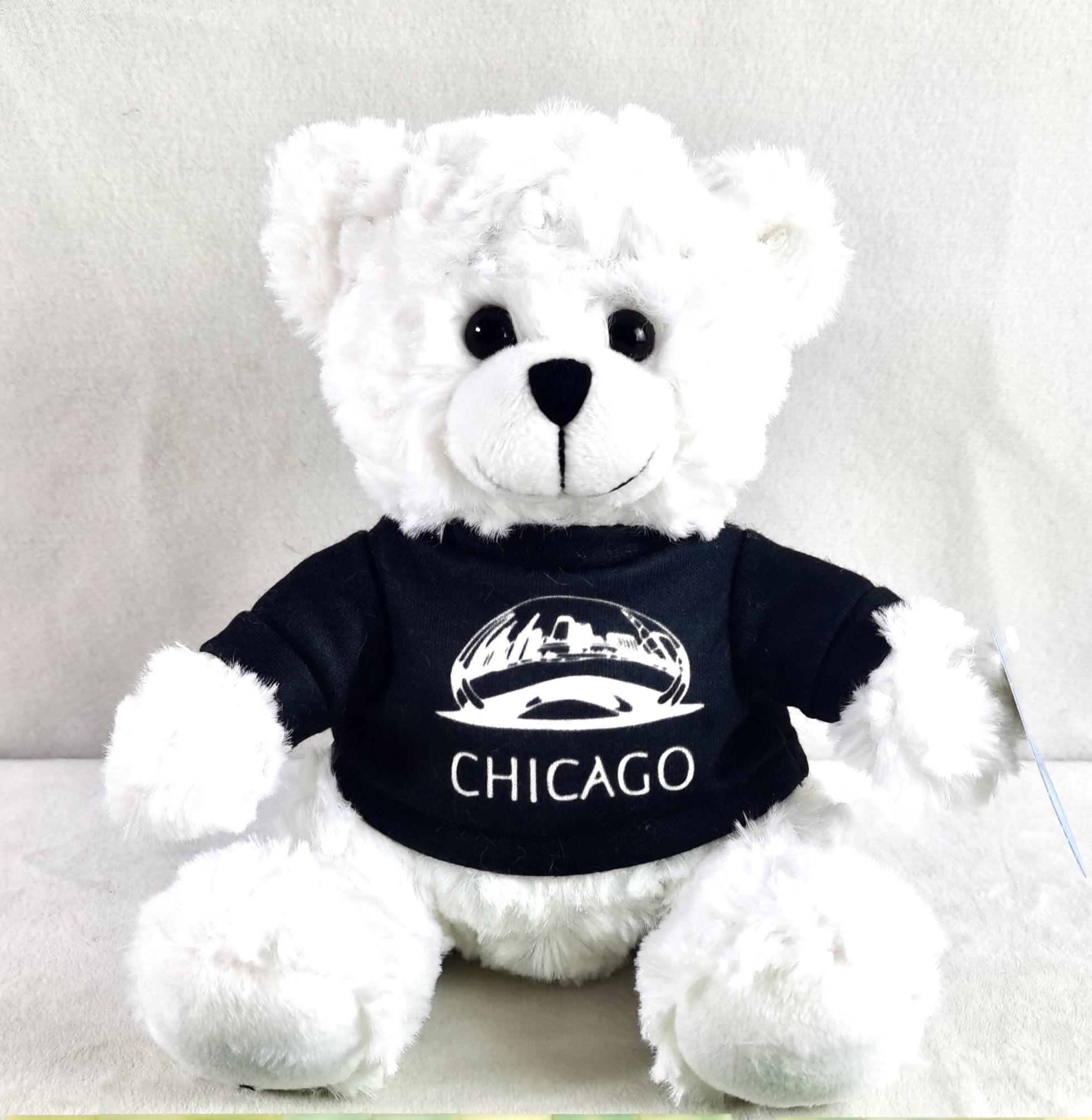 Chicago Bean T-shirt Bear - Great Chicago Gifts
