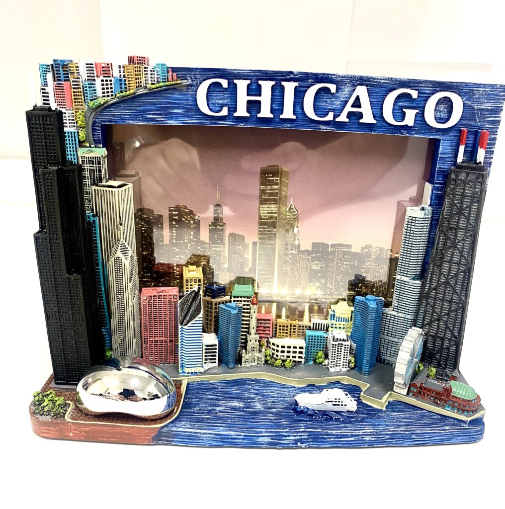 Large Statue picture frame Great Chicago Gifts
